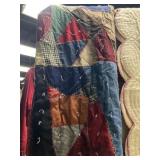 Crazy Patchwork Knotted Comforter