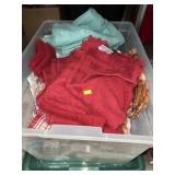 Hand Towels, Table Linens, Storage Tote/Lid