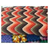 (2) Crafted Afghans