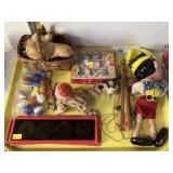 Marionette, Vintage Slides and Toys