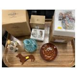 Jim Shore and Willow Tree Figurines with Pottery