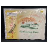 Advertising Placemats with Bullet Pencils