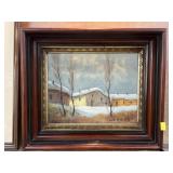 Cereda Framed Oil On Canvas
