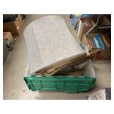 Storage Tote/Lid, Lamp Shade