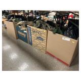 (5) Boxes of Assorted Military Clothing