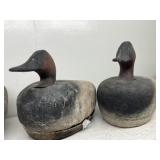 (2) Foam and Wood Duck Decoys