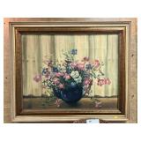 Framed Unsigned Oil On Canvas