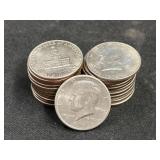 (24) Post-1964 Kennedy Half Dollars