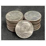 (24) Post-1964 Kennedy Half Dollars