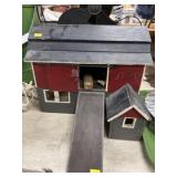 Folk Art Crafted Barn