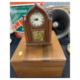 Shelf Clock with Humidor