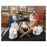 Blow Mold Nativity Scene