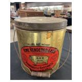 25 LB. Lard Can