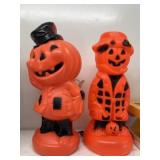 (2) Blow Mold Jack O