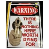 (3) Contemporary Tin Signs
