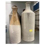 (4) Stoneware Bottles