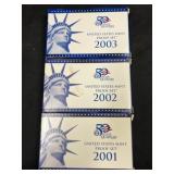 (3) U.S. Proof Sets