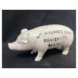 Cast Metal Advertising Still Bank