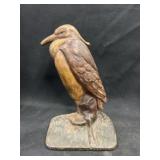 Vintage Albany Heron Form Cast Metal Door Stop