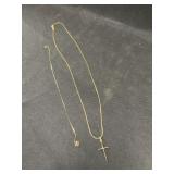 14K Necklace with Bracelet