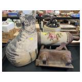 Molding Plane, Foot Stool, Door Stop