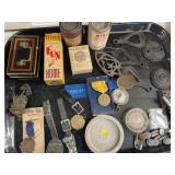 Watch Fobs, Letter Holders and Compass