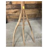 3 Prong Wooden Pitchfork