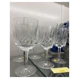 (6) Waterford Crystal Water Goblets