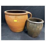 F.H. Cowden and Unmarked Storage Crocks