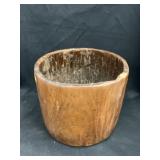 Carved Wood Planter
