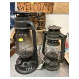 (2) Hurricane Lanterns