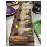 (2) Wood and Aluminum Foundry Molds