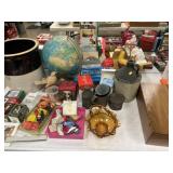 Globe, Storage Crock, Ornaments