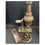 19th Century Slide Viewer with Slides