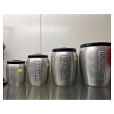 Vintage Graduated Set of Canisters