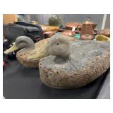 (2) Cork Body Duck Decoys