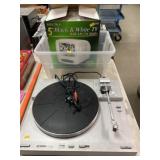 Turntable with Television