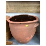 Deformed Redware Storage Crock