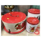 Vintage Tins with Cake Saver