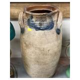 Athens Slip Decorated Storage Crock