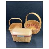 (3) Longaberger Baskets