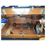 Tool Chest with Vintage Tools