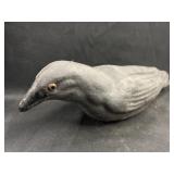 Vintage Composition Crow Decoy