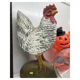 Unsigned Carved Wood Chicken