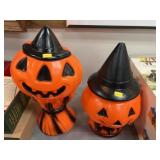 (2) Blow Mold Jack O
