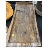 Primitive Carved Wood Cutting Board