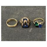 (3) 10K Rings