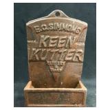 Contemporary Cast Metal Advertising Wall Plaque