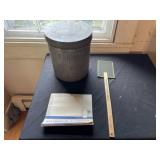 Metal Musser Farms Ice Cream Container & Ephemera