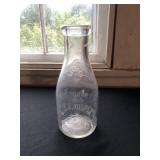 Rare 1 Quart Hinkle (Marietta, PA) Milk Bottle